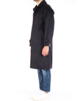 Breras cappotto lungo blu