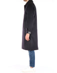 Breras cappotto lungo blu