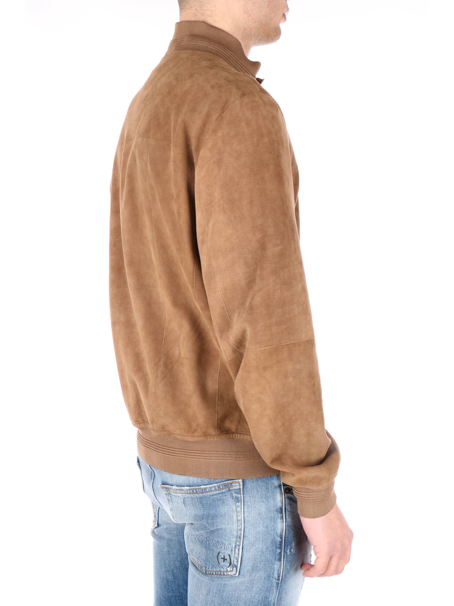 The jack uomo giacca in camoscio cammello