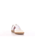 Elisabetta Franchi sneakers in pelle con logo bordeau