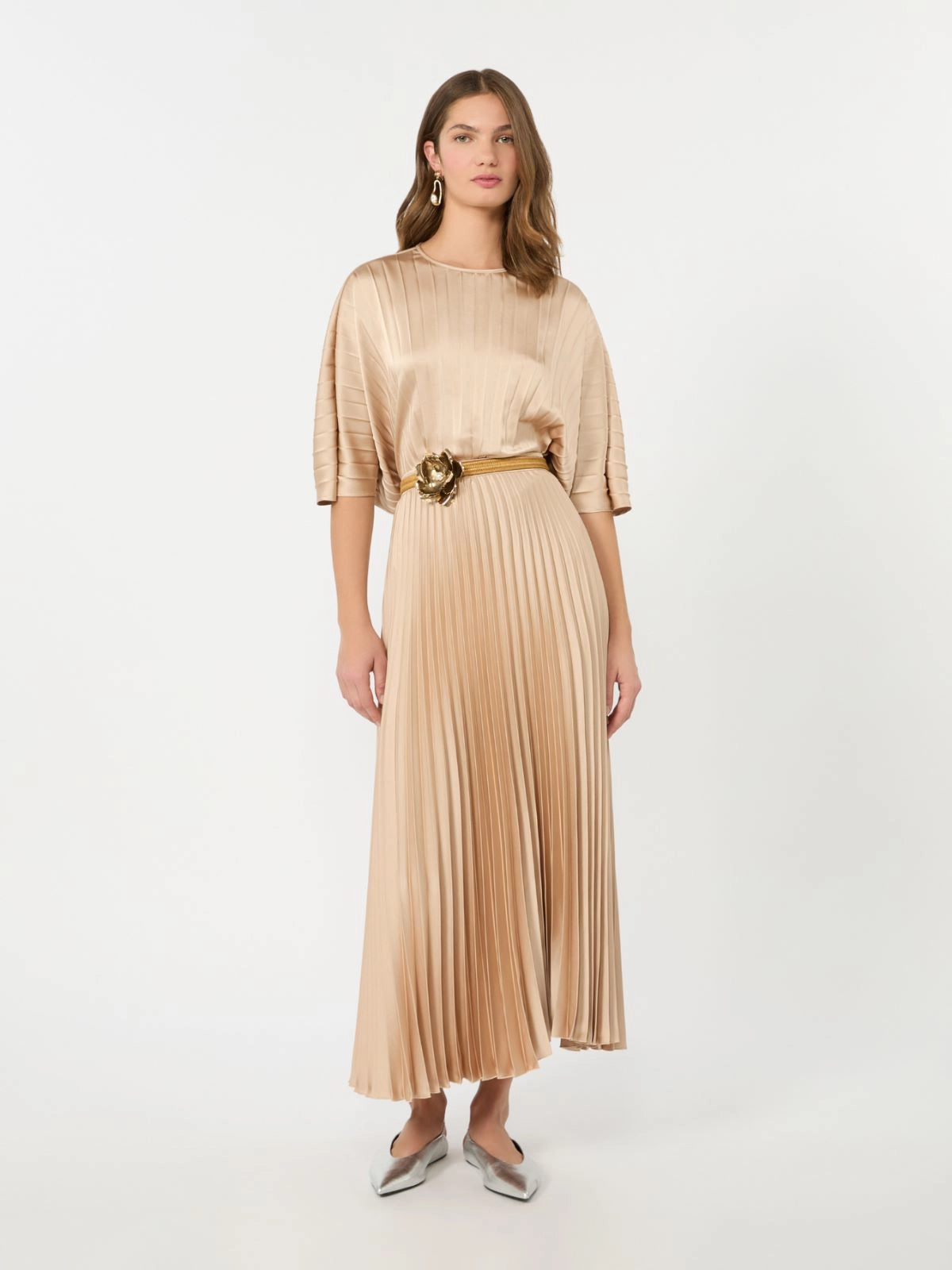 MAXMARA WEEKEND Blusa ampia in raso plissé