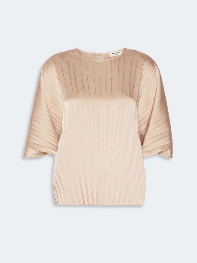 MAXMARA WEEKEND Blusa ampia in raso plissé