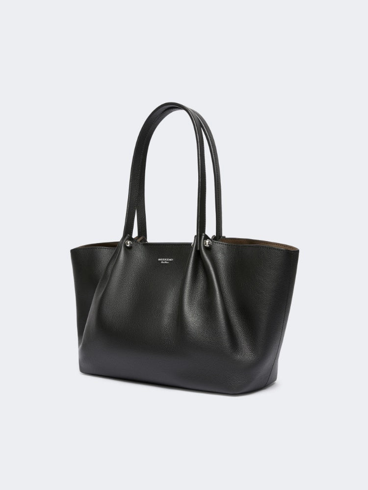 Max Mara Weekend Borsa Tote bag in pelle texturizzata - NERO