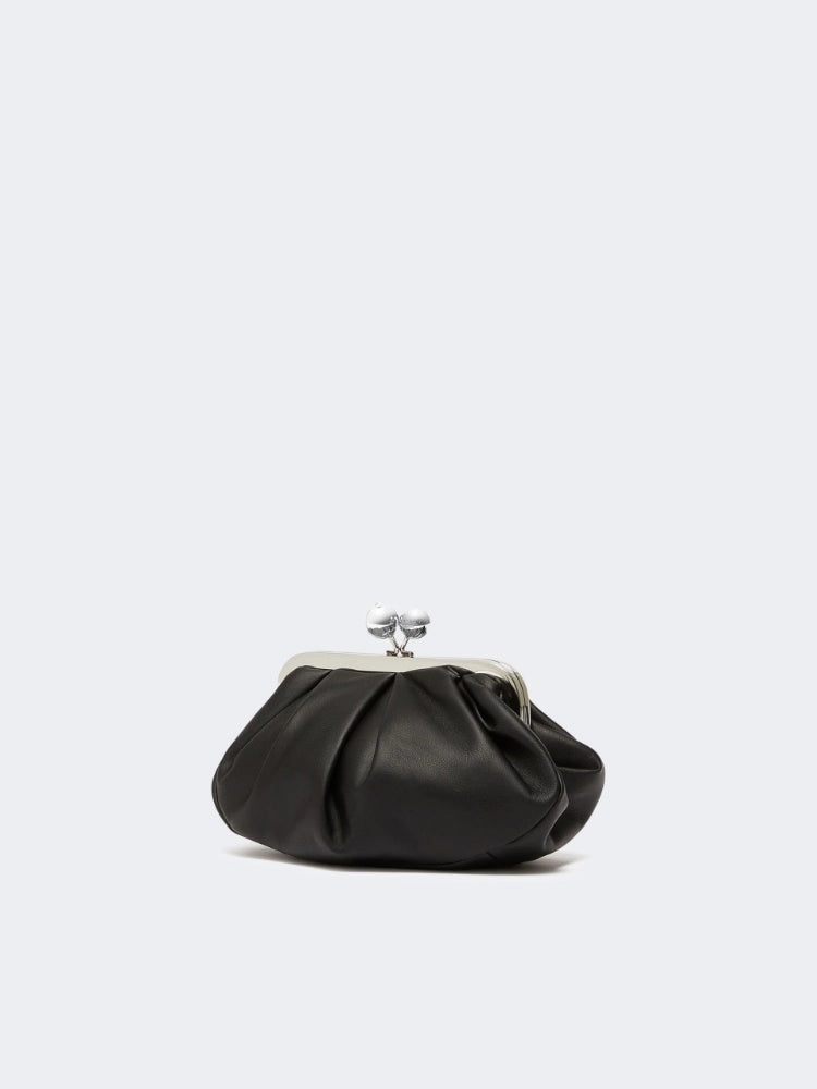 Max Mara Weekend Borsa Pasticcino Bag Small in montone - NERO