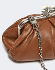 Max Mara Weekend Borsa Pasticcino Bag Small in montone - CUOIO