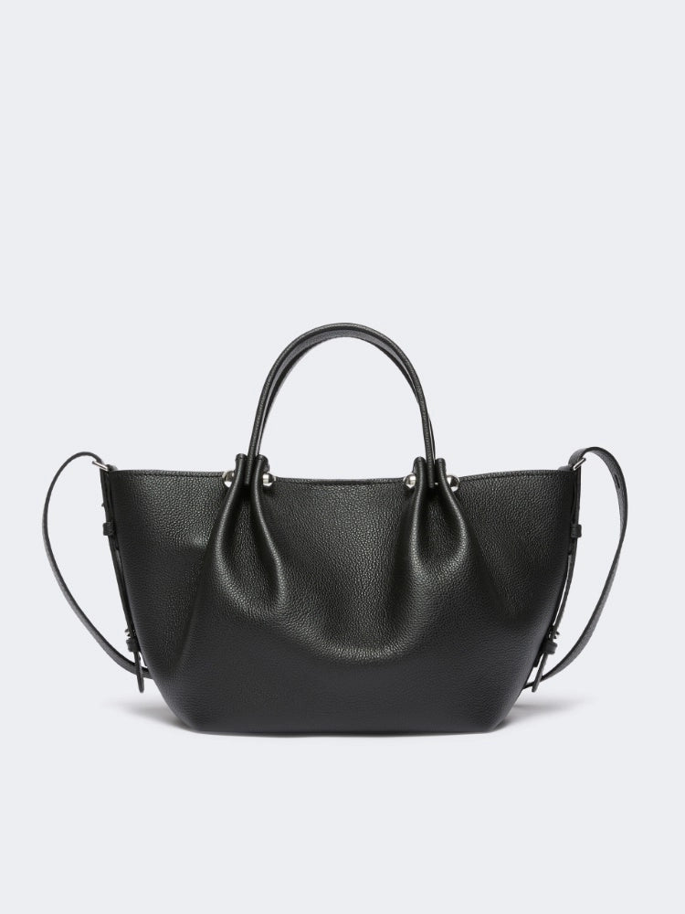 Max Mara Weekend Borsa Tote bag piccola in pelle texturizzata - NERO