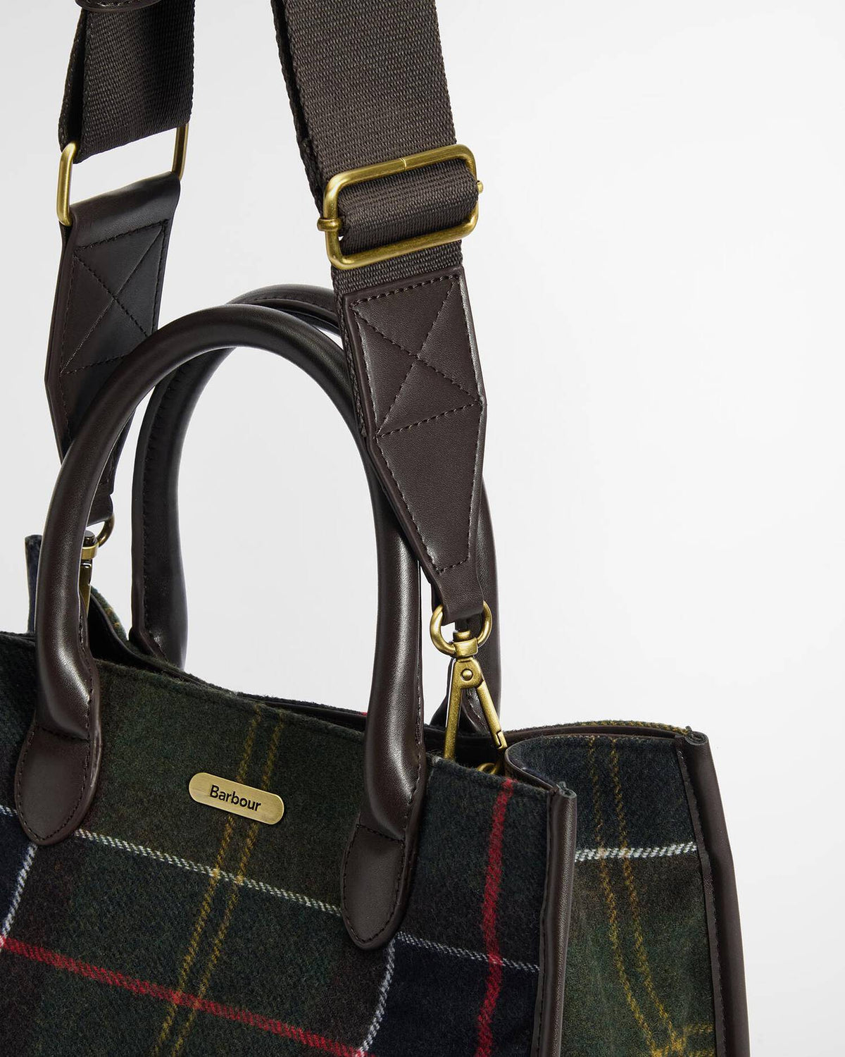 Borsa tote Barrhill in tartan