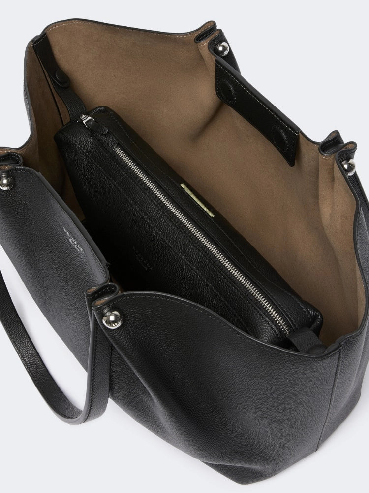 Max Mara Weekend Borsa Tote bag in pelle texturizzata - NERO