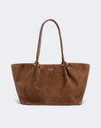 Max Mara Weekend Borsa Tote bag in suede - CIOCCOLATO