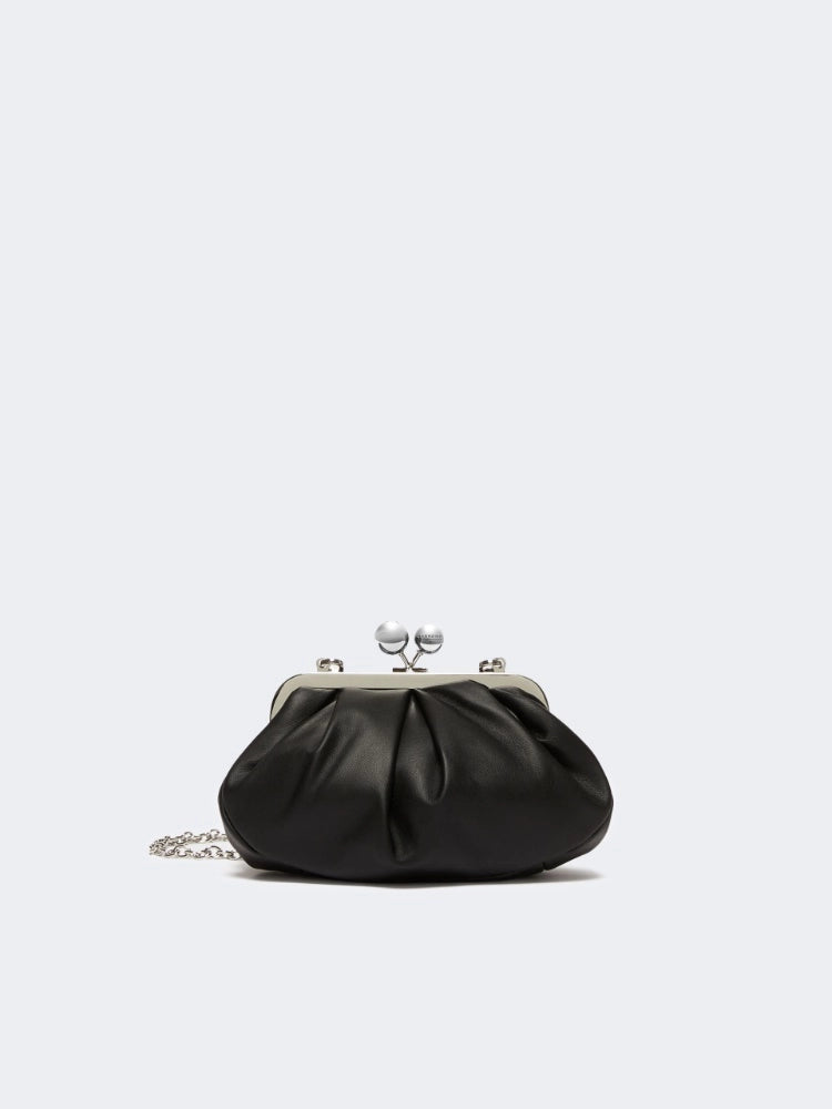 Max Mara Weekend Borsa Pasticcino Bag Small in montone - NERO