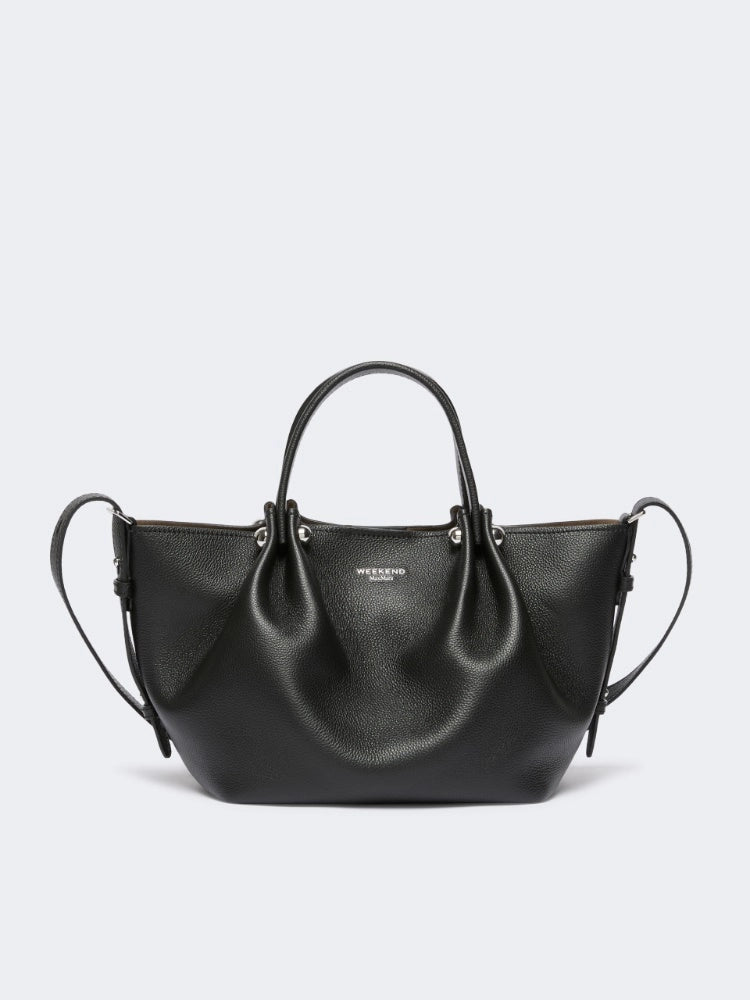 Max Mara Weekend Borsa Tote bag piccola in pelle texturizzata - NERO