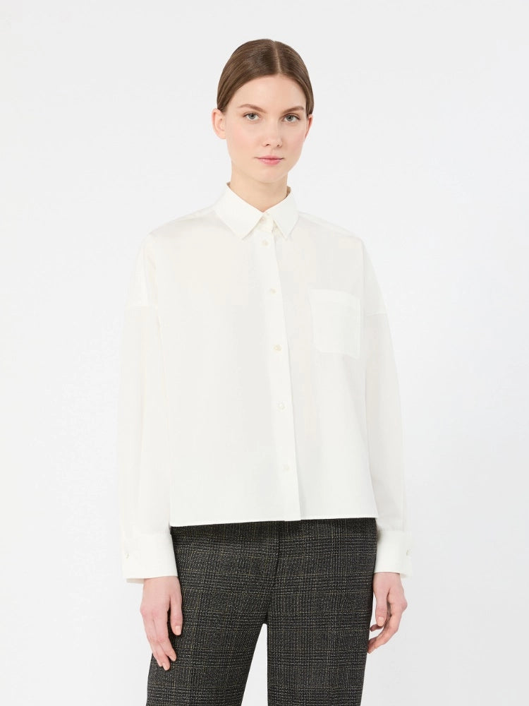 Max Mara Weekend Camicia in popeline di cotone