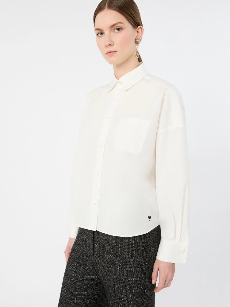 Max Mara Weekend Camicia in popeline di cotone
