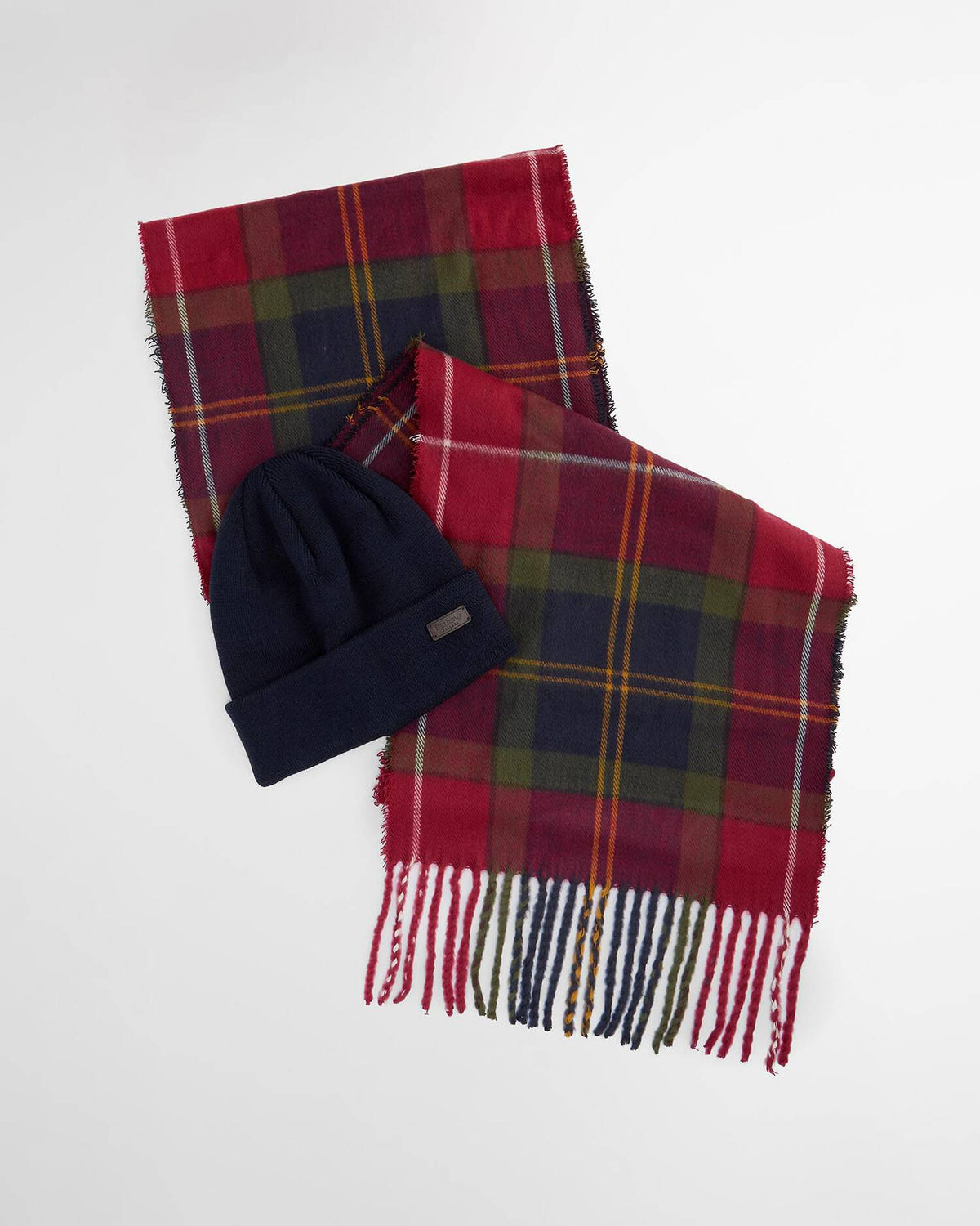 Barbour Set regalo con berretto Swinton e sciarpa Galingale
