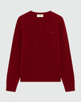 ROY ROGER'S  PULLOVER IN LANA E CASHMERE A TRECCE