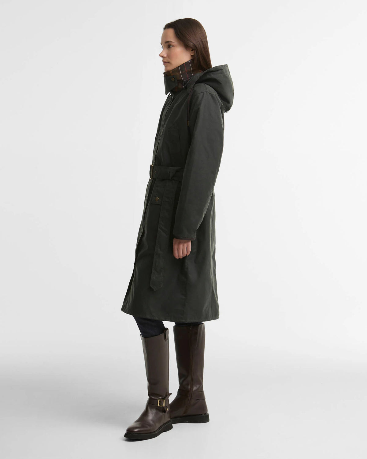 Barbour Giacca lunga cerata Antoinette dal taglio lungo