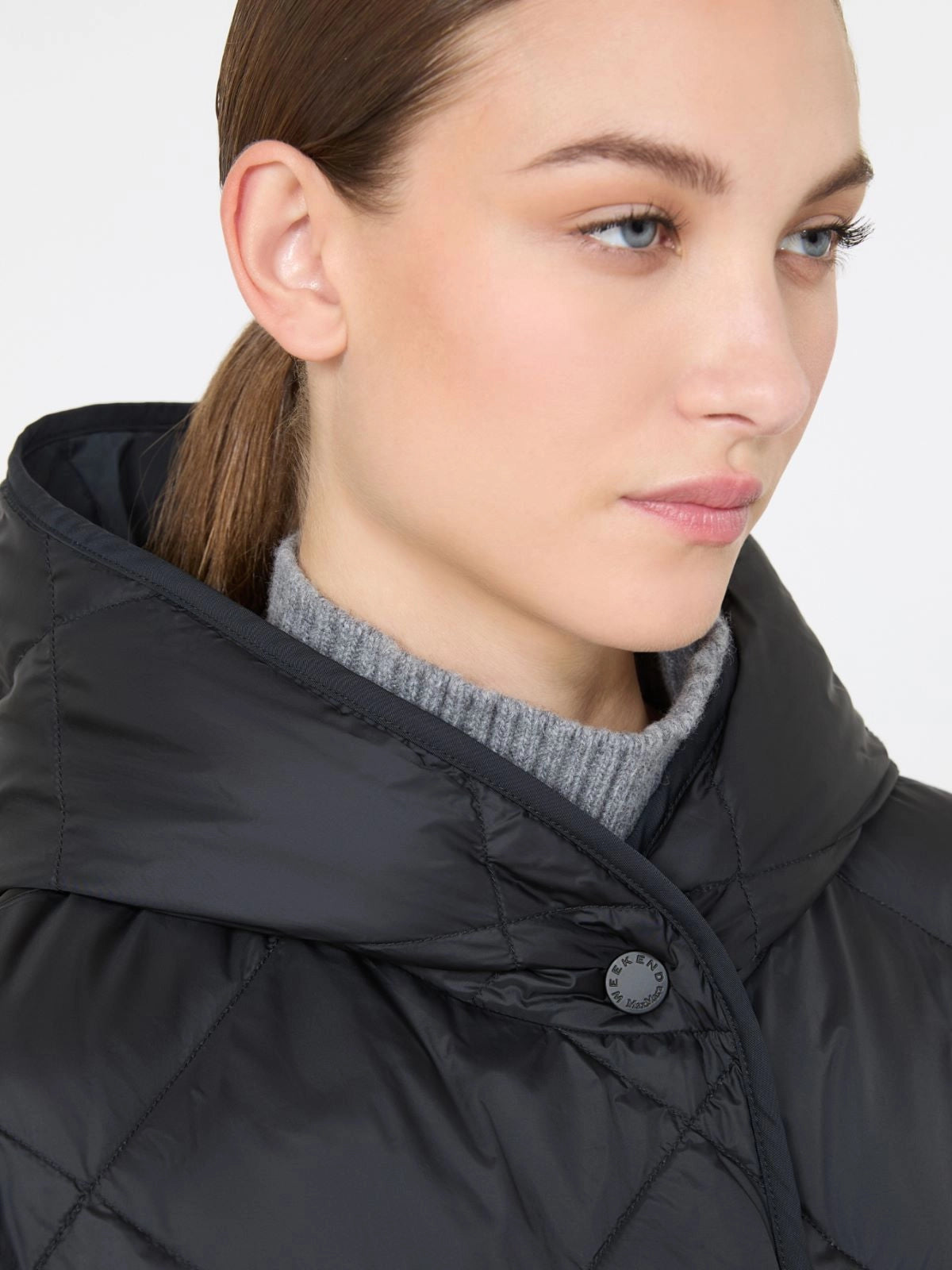 Max Mara Weekend  Piumino reversibile in twill tecnico - NERO