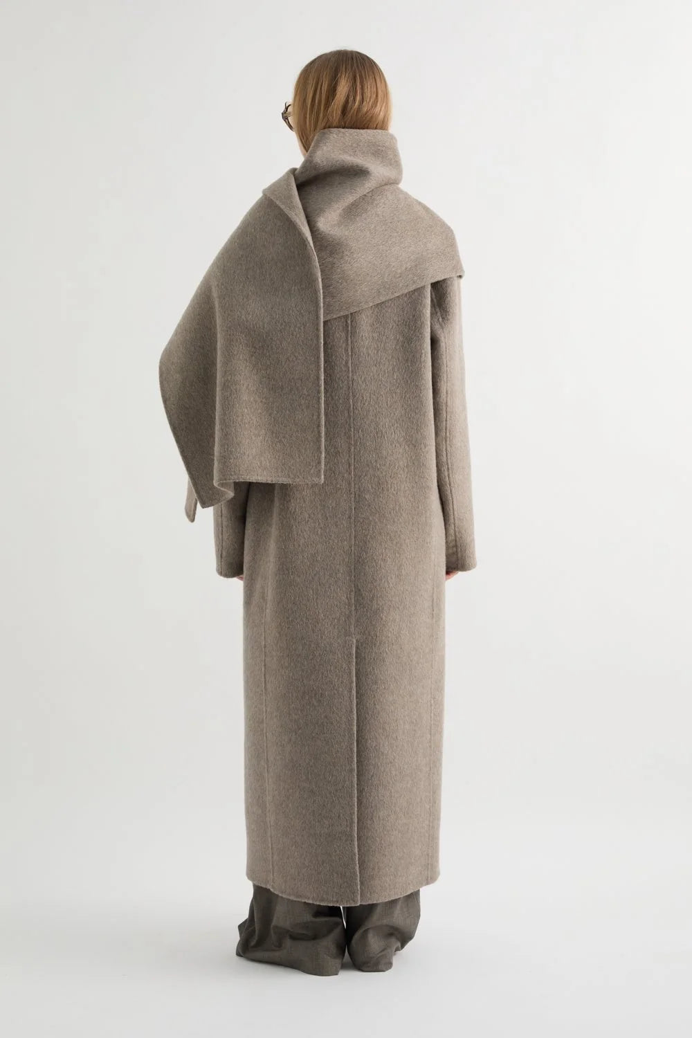 MEIMEIJ   CAPPOTTO LUNGO CON SCIARPA ABBINATA