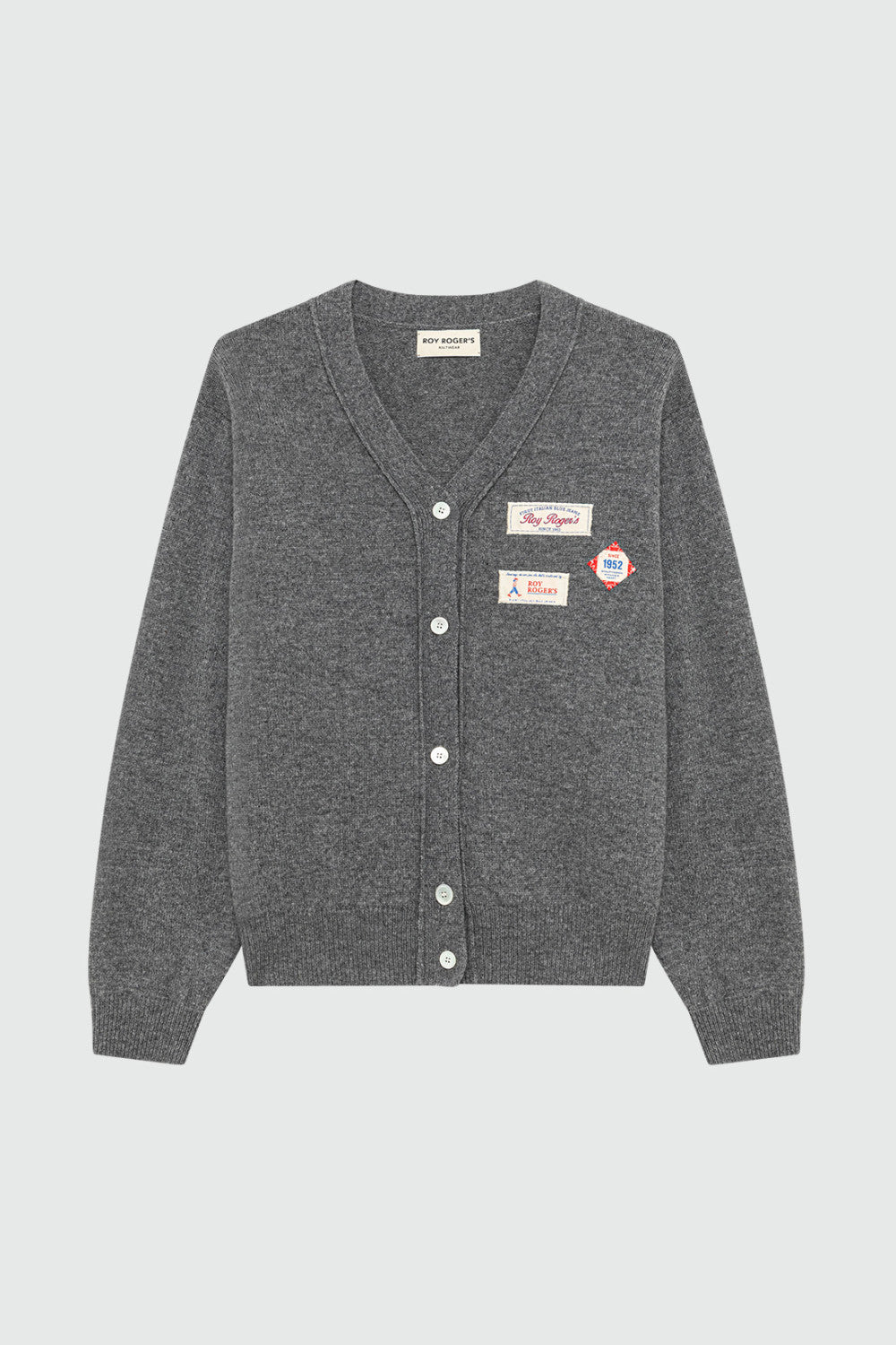 ROY ROGER'S  CARDIGAN CLUB IN LANA CON PATCH