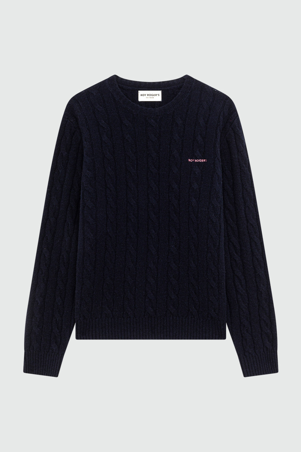 ROY ROGER'S  PULLOVER IN LANA E CASHMERE A TRECCE