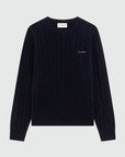 ROY ROGER'S  PULLOVER IN LANA E CASHMERE A TRECCE