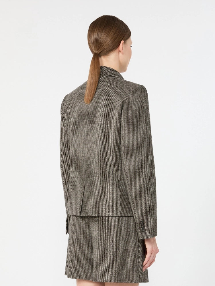 Max Mara Weekend Giacca doppiopetto in jersey micro jacquard