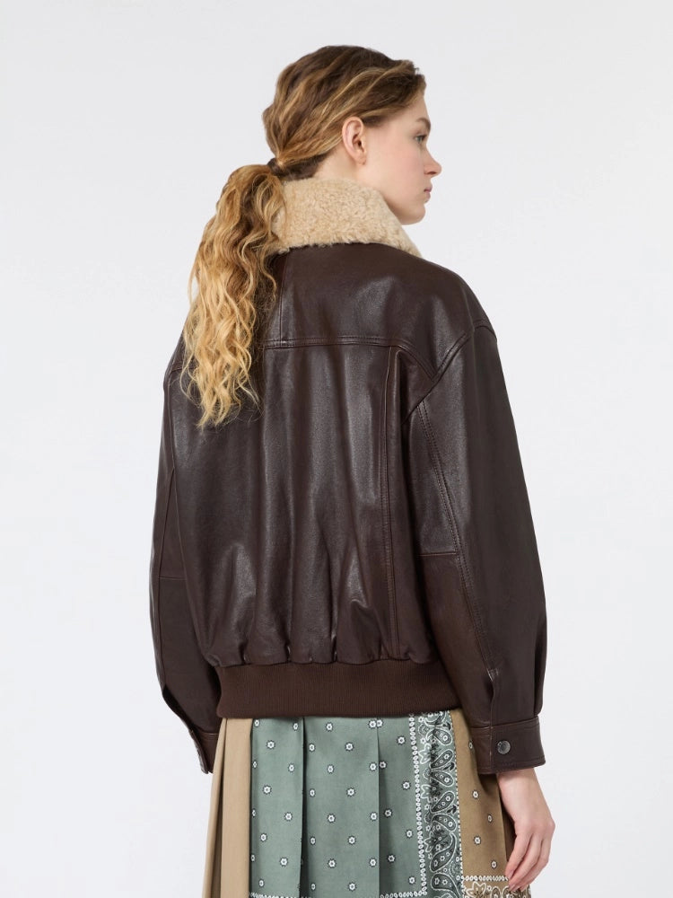 Max Mara Weekend Giacca aviator in nappa