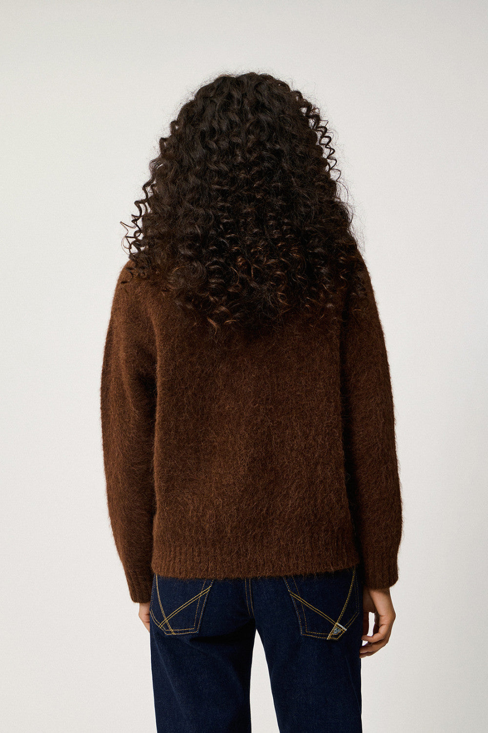 ROY ROGER'S  MAGLIA GIROCOLLO IN ALPACA