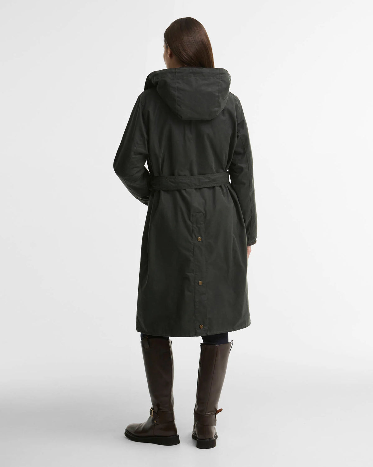 Barbour Giacca lunga cerata Antoinette dal taglio lungo