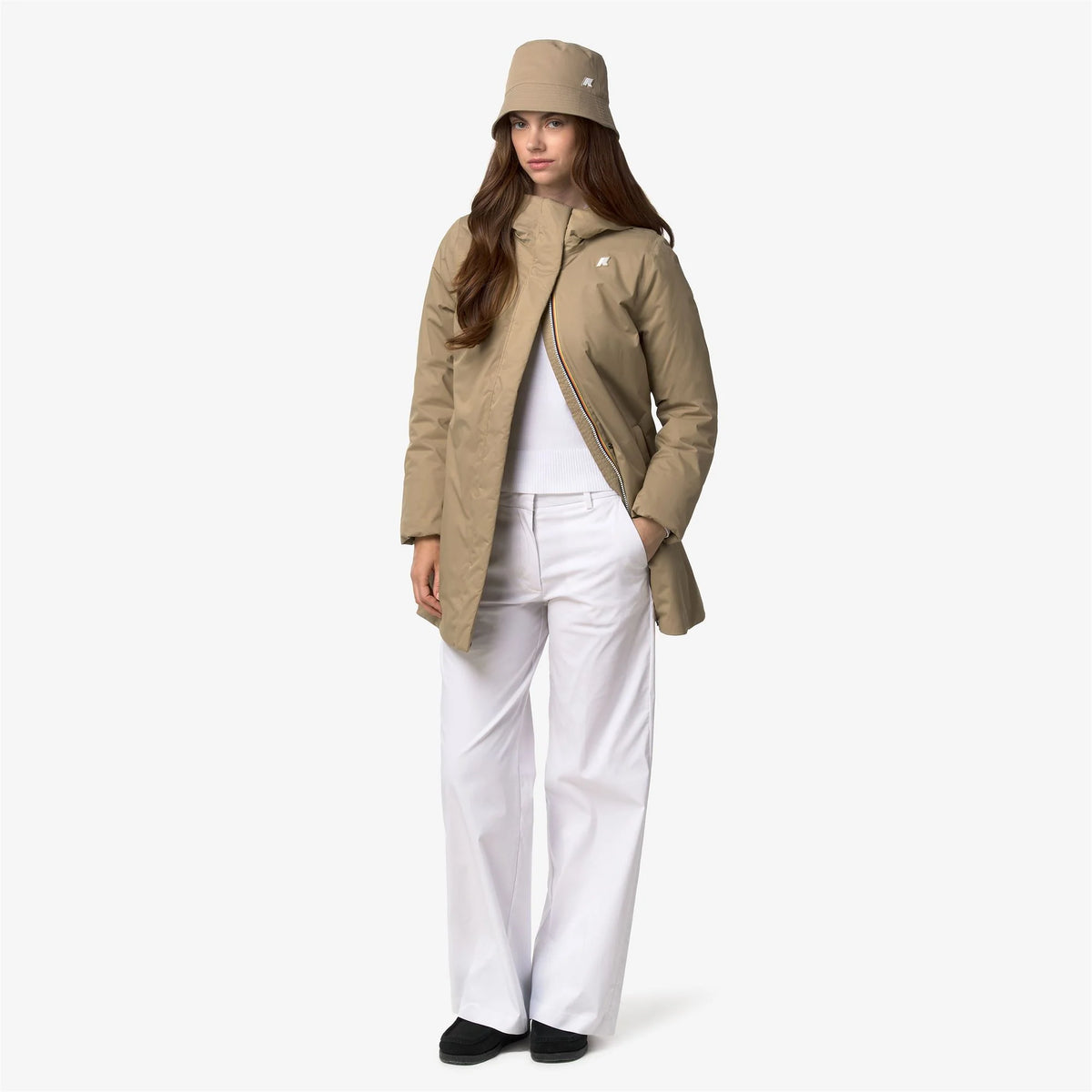 Kway donna  Giacca Sophie Twill Soft Beaver