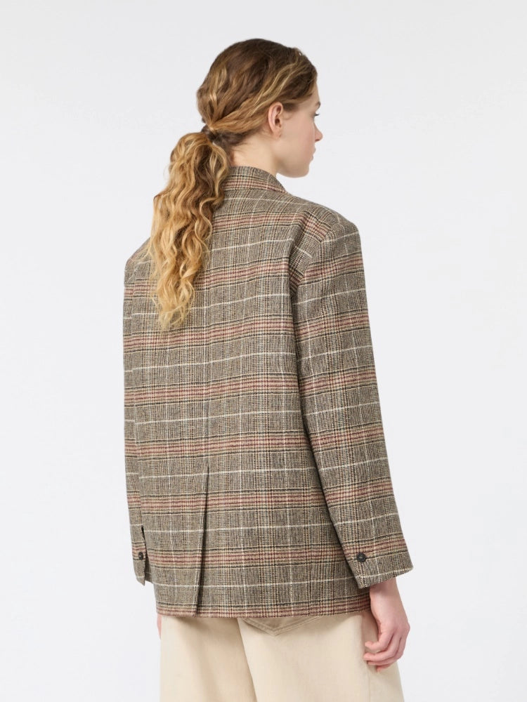 Max Mara Weekend Blazer monopetto in lana Principe di Galles