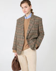 Max Mara Weekend Blazer monopetto in lana Principe di Galles