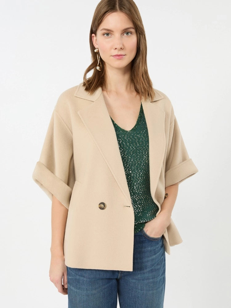 Max Mara Weekend Cappotto corto in drap di lana