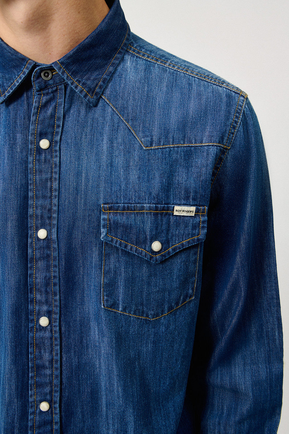 ROY ROGER'S CAMICIA MARTIN IN DENIM TUCSON