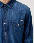 ROY ROGER'S CAMICIA MARTIN IN DENIM TUCSON