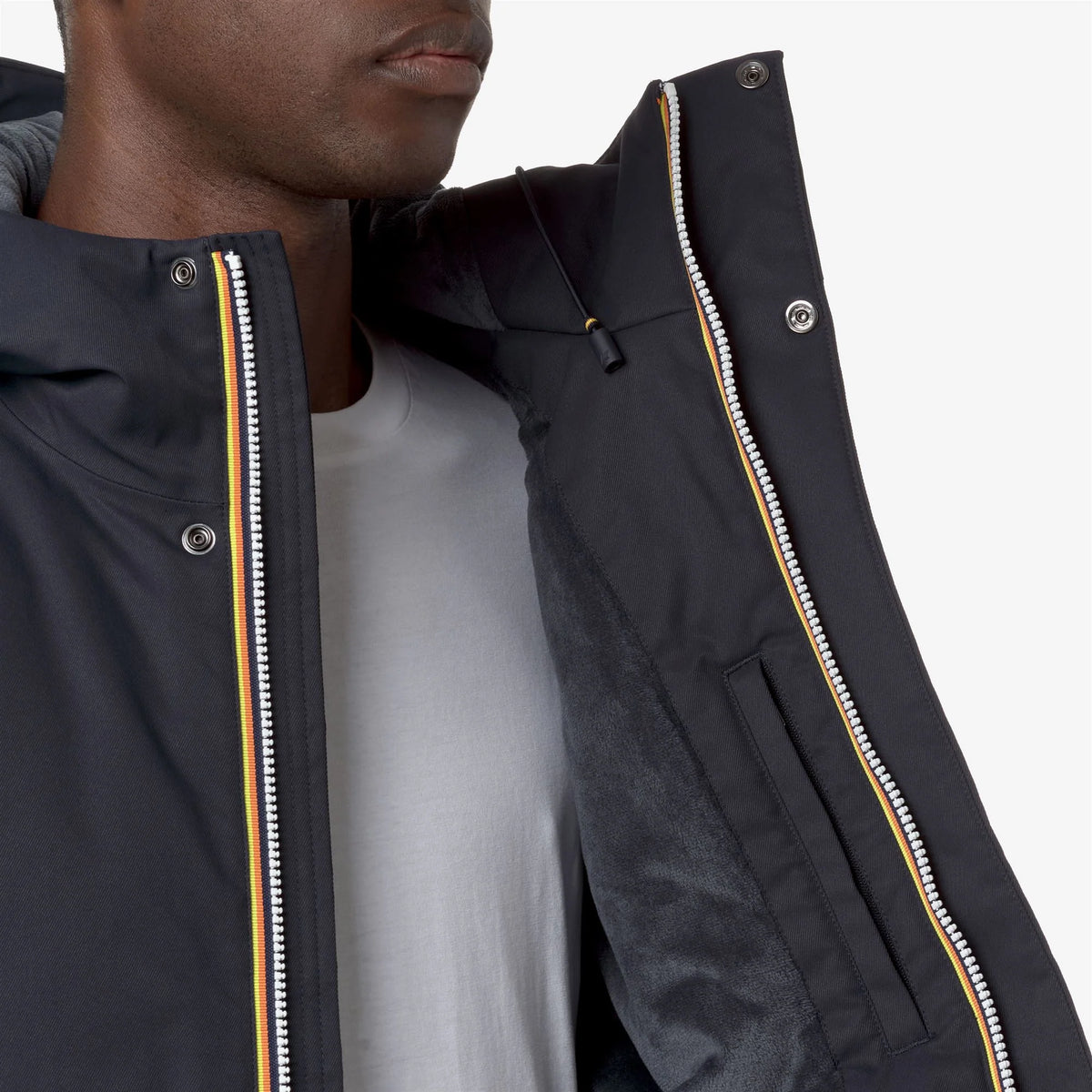 Kway Felpa Giacca Jacko Twill Marmotta