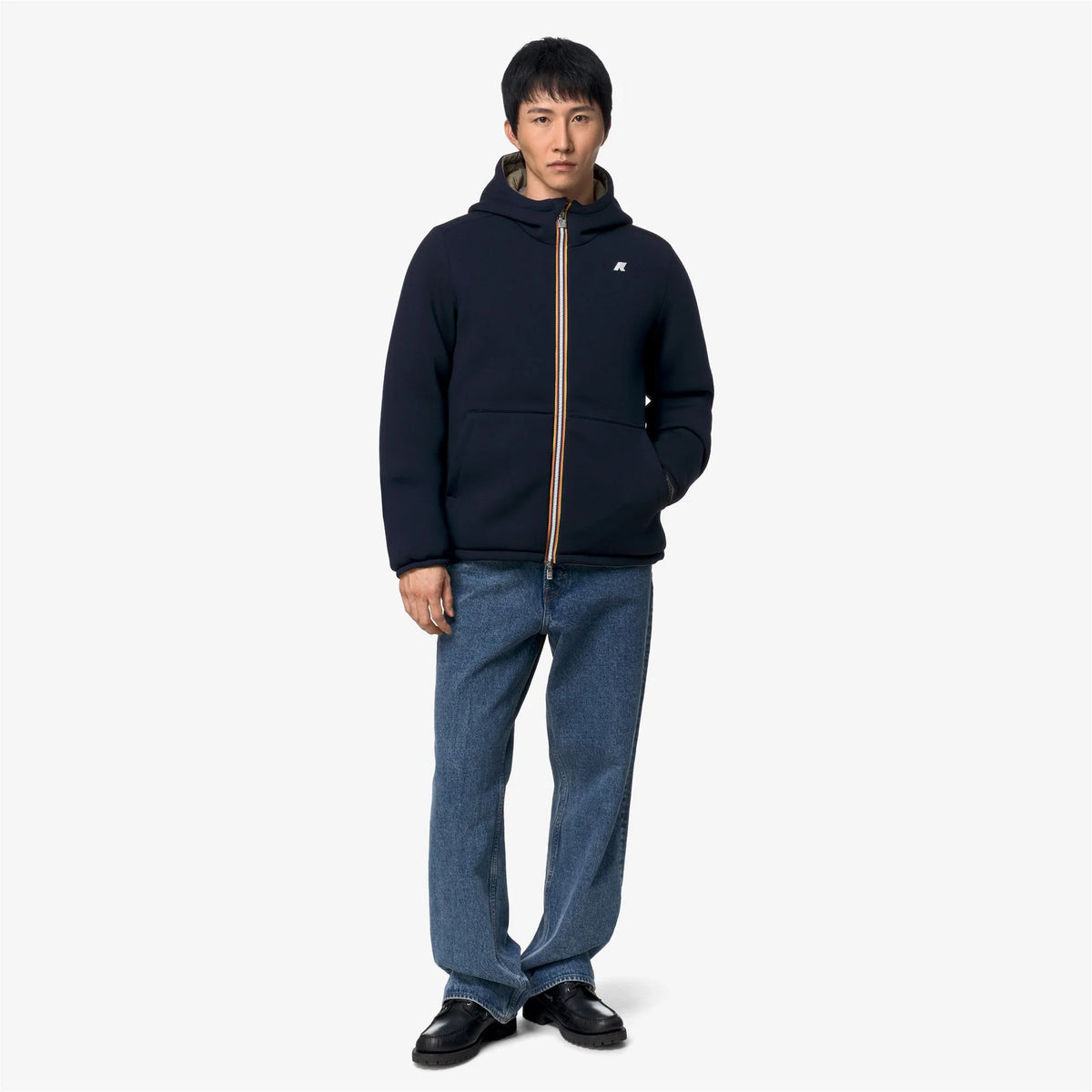 Kway Felpa Giacca Jack Spacer Nylon Double
