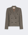 Max Mara Weekend Giacca doppiopetto in jersey micro jacquard
