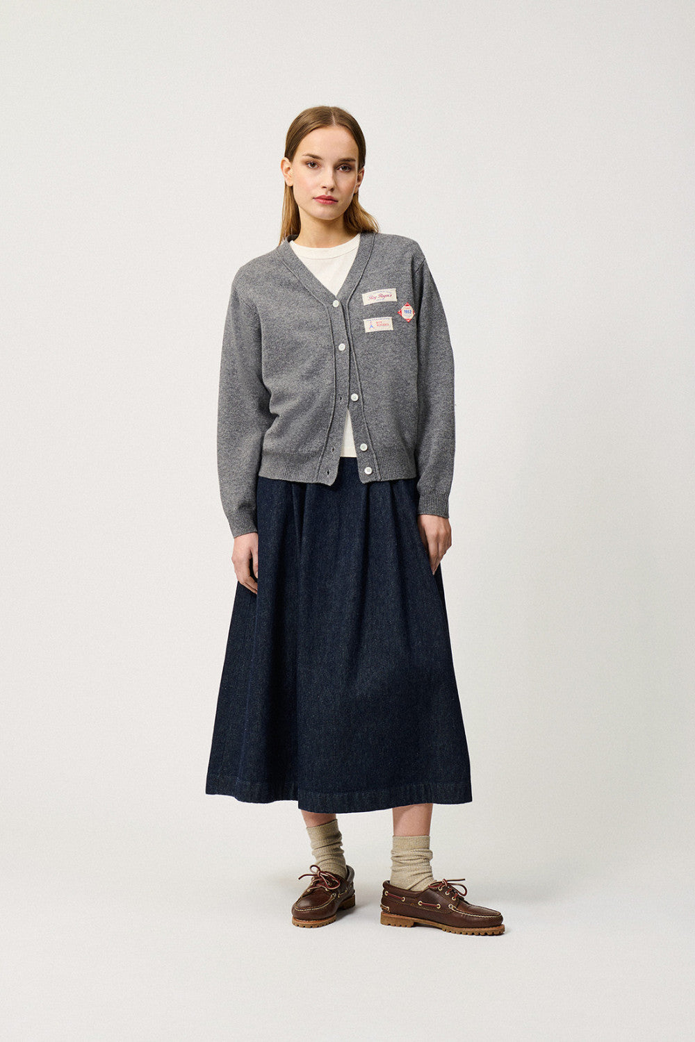 ROY ROGER'S  CARDIGAN CLUB IN LANA CON PATCH