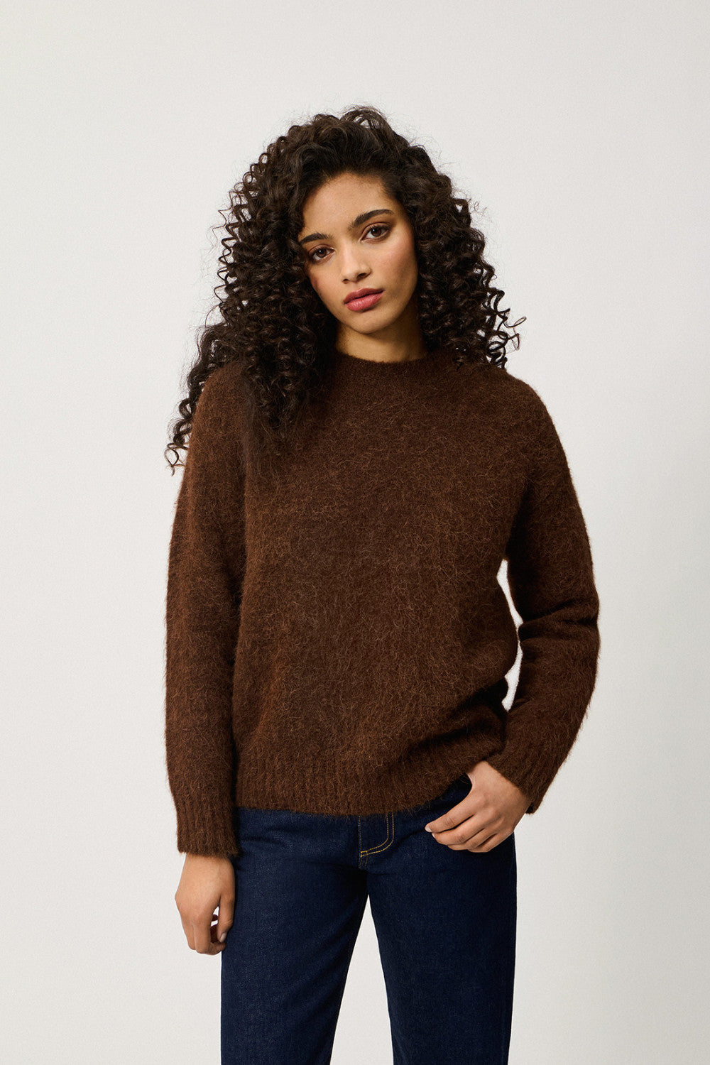 ROY ROGER'S  MAGLIA GIROCOLLO IN ALPACA
