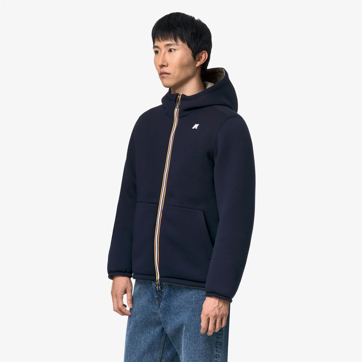 Kway Felpa Giacca Jack Spacer Nylon Double