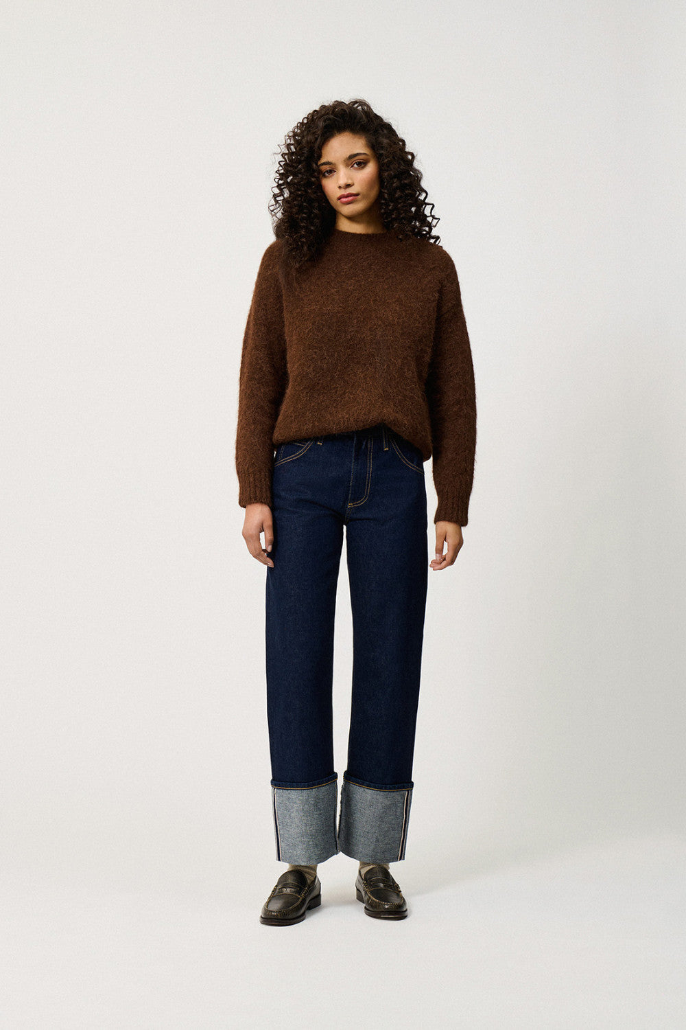 ROY ROGER'S  MAGLIA GIROCOLLO IN ALPACA