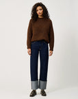 ROY ROGER'S  MAGLIA GIROCOLLO IN ALPACA