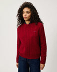 ROY ROGER'S  PULLOVER IN LANA E CASHMERE A TRECCE
