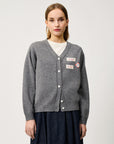 ROY ROGER'S  CARDIGAN CLUB IN LANA CON PATCH