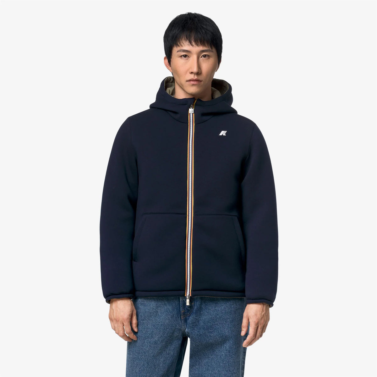 Kway Felpa Giacca Jack Spacer Nylon Double