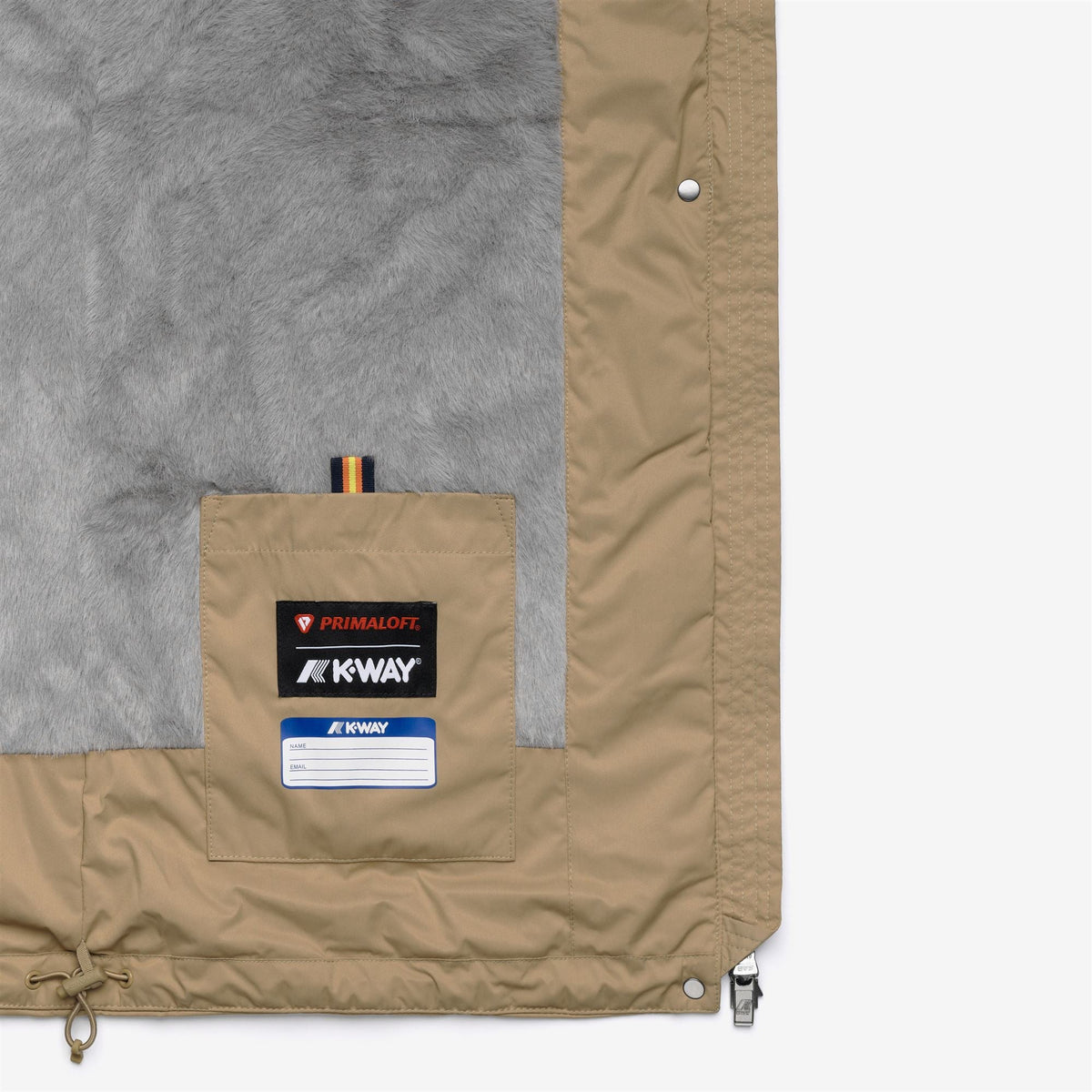 Kway donna  Giacca Sophie Twill Soft Beaver