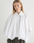 MEIMEIJ   CAMICIA CON PERLE APPLICATE SUL COLLETTO