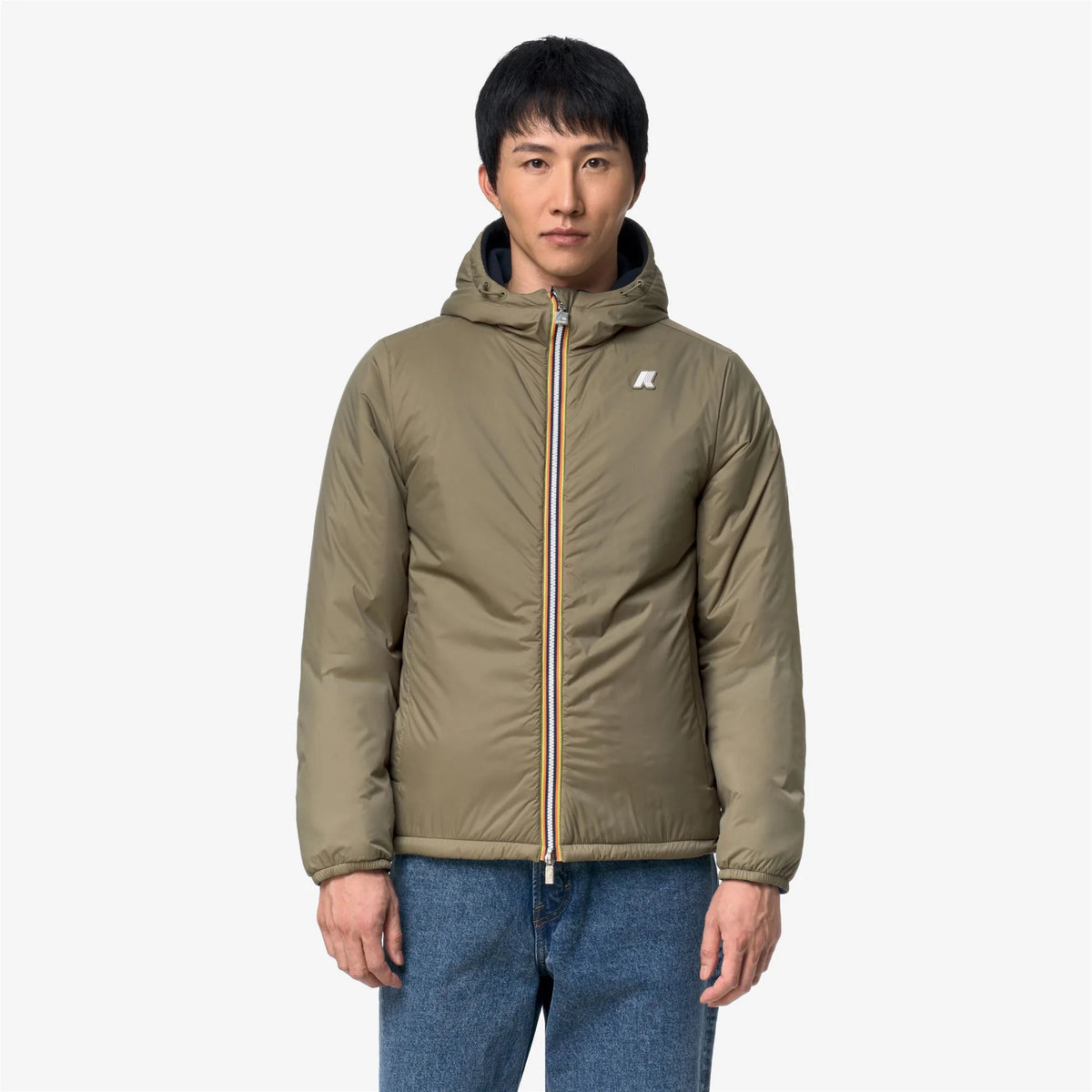 Kway Felpa Giacca Jack Spacer Nylon Double