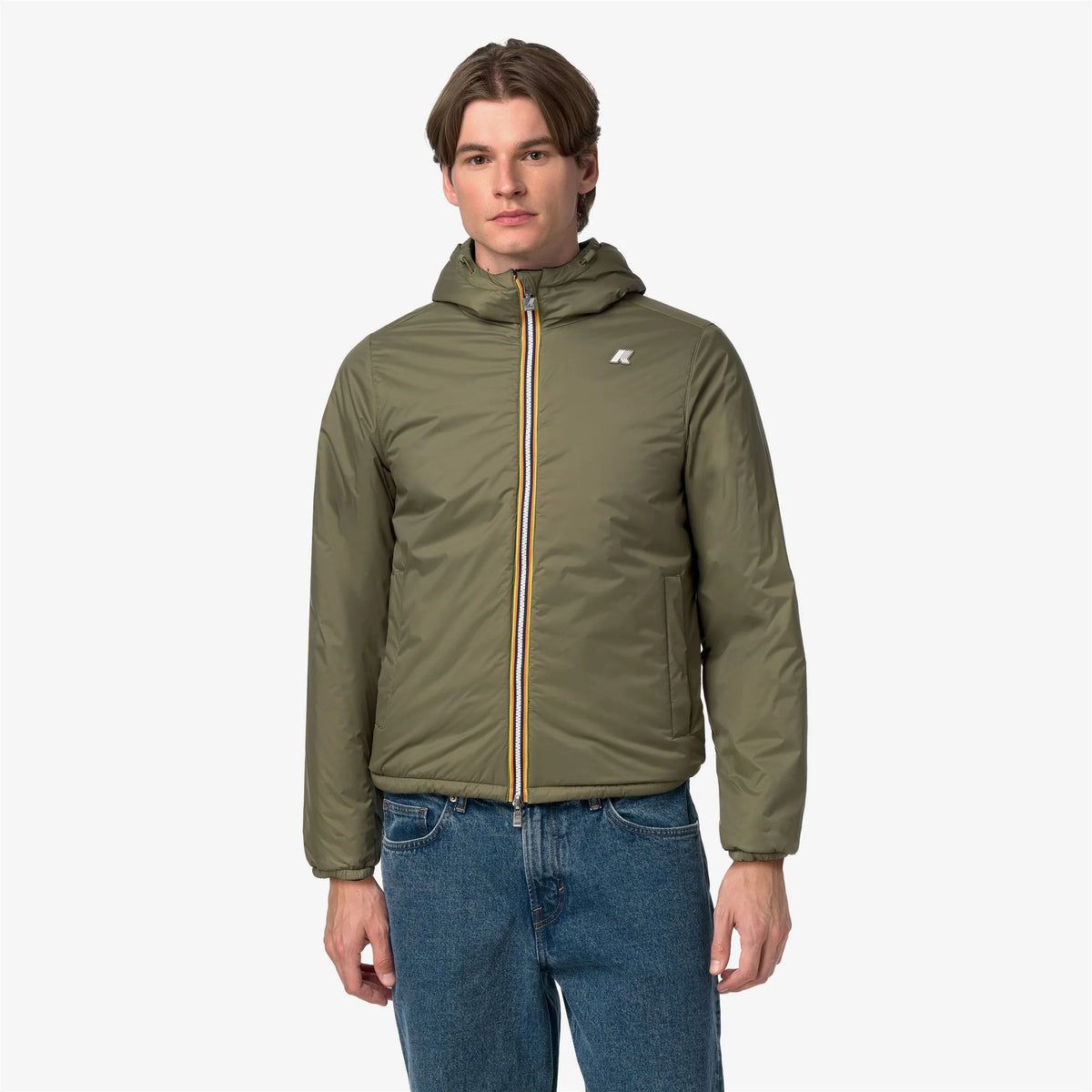 Kway Felpa Giacca Jack Spacer Nylon Double